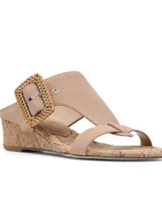 Donald J. Pliner Shoes - Donald Pliner Vine Wedge Sandals 8.5 Sand Nubuck NWT